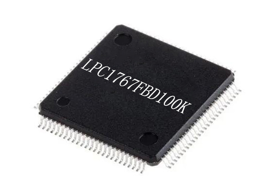 Τριανταδυάμπιτα τσιπ 100-LQFP 100MHz μικροελεγκτών μικροελεγκτών MCU LPC1767FBD100K