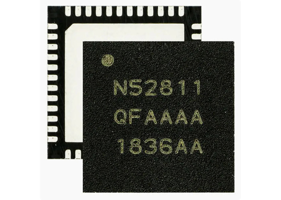 η επιφάνεια 48-VFQFN 2.4GHz τοποθετεί το ολοκληρωμένο κύκλωμα nrf52811-qfaa-β-R7 πομποδεκτών RF