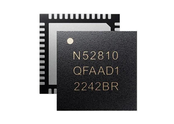 2,4 σύστημα Qn πομποδεκτών nrf52810-qfaa-ε-ρ 48-VFQFN RF Ghz ένα τσιπ