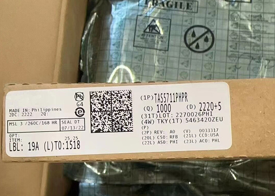 Ψηφιακοί ακουστικοί ενισχυτές 48-HTQFP δύναμης τσιπ TAS5711PHPR 20W ολοκληρωμένων κυκλωμάτων