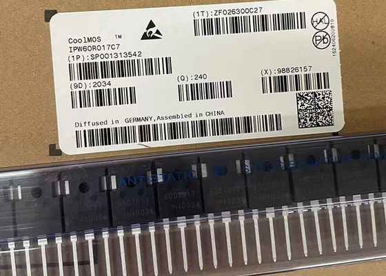 IPW60R017C7 600V N-Channel MOSFET Τρανζίστορ με 109A Συνεχές Ρεύμα Drain και 446W Διάχυση Ισχύος TO-247-3