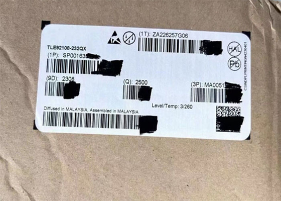 TLE92108-232QX Τυποποιημένο κύκλωμα chip μη αναστρέψιμο half-bridge gate driver IC 48-VFQFN
