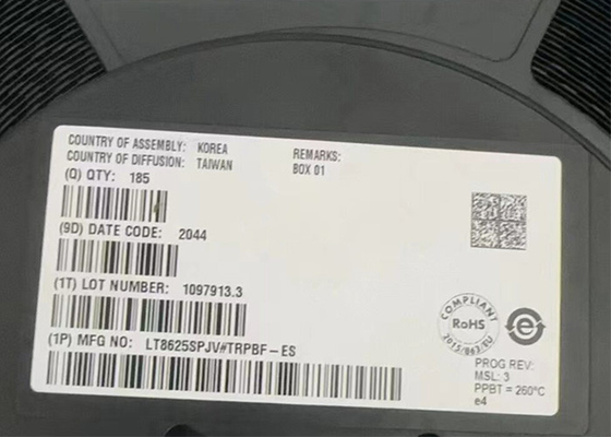 LT8625SPJV IC Chips 18V 8A Step-Down Silent Switcher 3 με υπέρβαρο θόρυβο αναφοράς