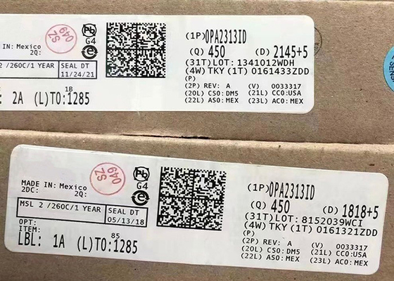 Συμπληρωμένο κύκλωμα chip OPA2313ID Γενικός σκοπός ενισχυτής 2 κυκλώματος σιδηροδρομικής με σιδηροδρομική 8-SOIC