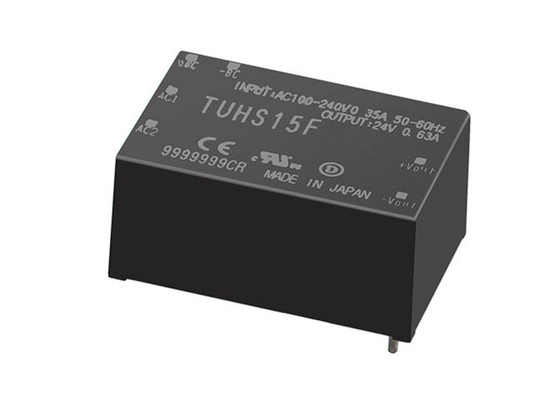 Μετατροπείς συνεχούς ρεύματος AC TUHS15F12 Ηλεκτρικές πηγές ρεύματος AC-DC Τύπος τοποθέτησης PCB, Μονάδα 6-DIP