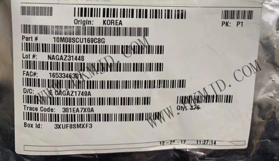 Πεδίο Προγραμματισμό Πύλη συστοιχία 10M08SCU169C8G 378kbit MAX 10 Προγραμματισμός λογική τσιπ 450MHz UBGA-169
