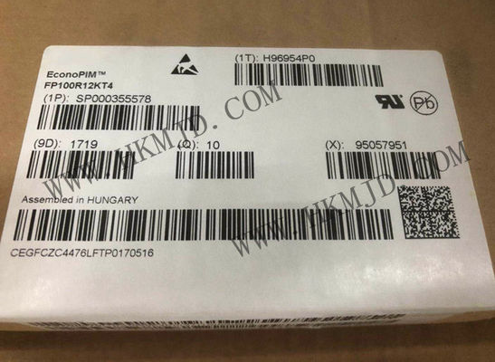 Φαρμακευτικές μονάδες IGBT FP100R12KT4 1200V 100A PIM Τρεις φάσεις διορθωτής εισόδου IGBT μονάδα