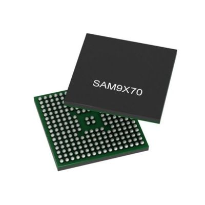 Συμπληρωμένο κύκλωμα SAM9X70-I/4PB 1 πυρήνας μικροεπεξεργαστής IC 32 bit 800MHz
