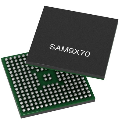 Μικροελεγκτής MCU SAM9X72T-I/4PB Μέχρι 800MHz 32Bit Μικροεπεξεργαστές IC BGA240