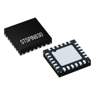 Συμπληρωμένο κύκλωμα τσιπ STSPIN830 Δύναμη MOSFET Λογικός πολυφασικός οδηγός κινητήρα