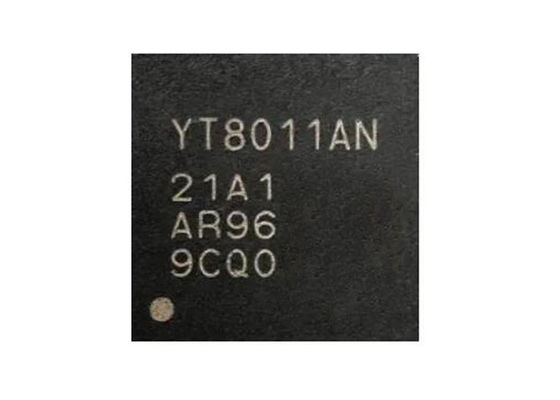 Διασύνδεσμος Ethernet IC YT8011AN Μία θύρα Αυτοκινητοβιομηχανική Gigabit Ethernet PHY Transceiver QFN-48