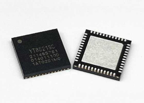 Διακομιστής Ethernet IC YT8521SC-CA Μεμονωμένης θύρας Gigabit Ethernet