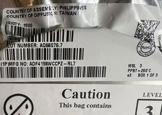 Τσιπ ολοκληρωμένου κυκλώματος ADF4158WCCPZ 6.1GHz Συνασκευαστής κλάσματικής συχνότητας N LFCSP-24