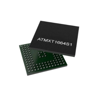 Συμπληρωμένο κύκλωμα τσιπ ATMXT1664S1-CUR024 Ελέγχου οθόνης αφής χαμηλής ισχύος VFBGA-128