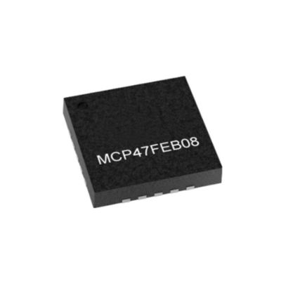 Τσιπ ολοκληρωμένου κυκλώματος MCP47FEB08-E/MQ 8-bit ψηφιακοί σε αναλογικοί μετατροπείς QFN-20
