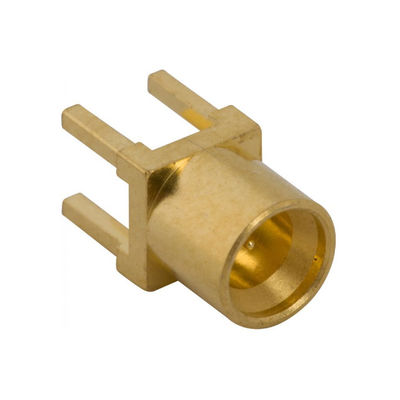 Συνδέτες 925-137J-51P 50Ω SMPM Στενό PCB Smooth Bored Jack Through Hole