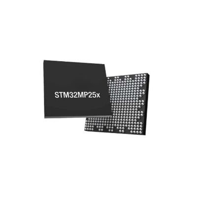 STM32MP257CAK3 Μικροελεγκτής MCU υψηλής ταχύτητας 32-bit διπλού πυρήνα 400MHz ενσωματωμένη MPU