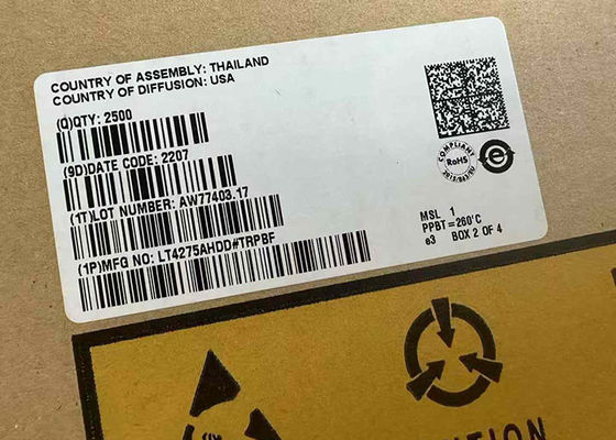 Συμπληρωμένο κύκλωμα τσιπ LT4275AHDD#TRPBF PD ελεγκτές DFN-10 πακέτο