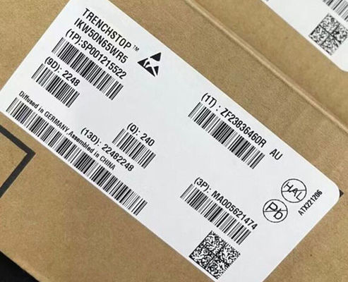 Τσιπ ολοκληρωμένου κυκλώματος IKW50N65WR5 650V 50A Μοναδικοί IGBT τρανζίστορες TO-247-3