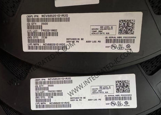 Συμπληρωματικό κύκλωμα NCV885201D1R2G 230mA Μη συγχρονισμένος ελεγκτής Buck