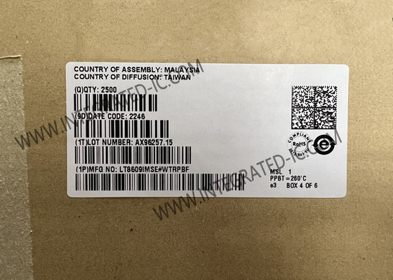 LT8609IMSE#WTRPBF Συμπληρωματικό κύκλωμα τσιπ DC DC διακόπτες ρυθμιστές 10-TFSOP