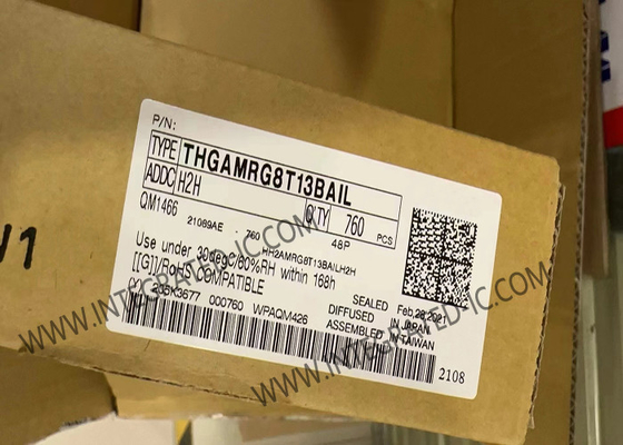 THGAMRG8T13BAIL Chip IC μνήμης 256Gbit NAND IC μνήμης FBGA-153 eMMC Flash Drive
