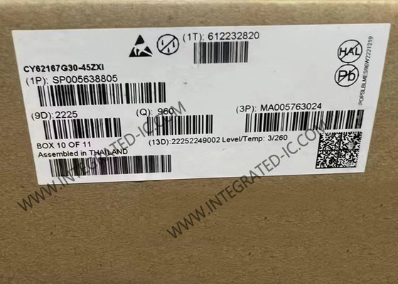 CY62167G30-45ZXI Μνήμη IC Chip 16Mbit Παράλληλη Ασύγχρονη SRAM μνήμη IC TSOP-48