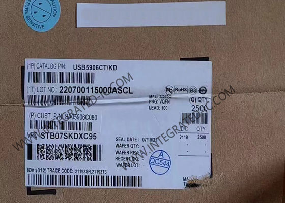 USB5906CT/KD Integrated Circuit Chip 6-Port USB USB 3.2 Gen Υψόμετρος - Ταχύτητα SmartHubTM ελεγκτής
