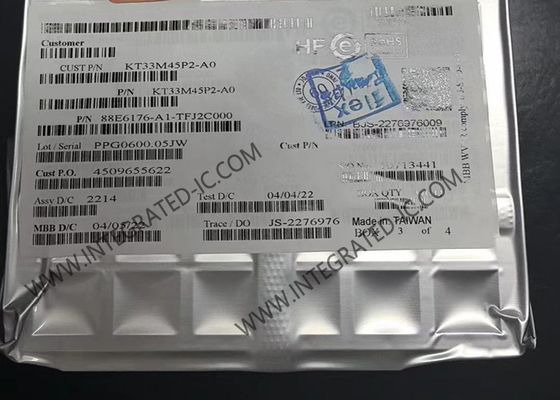 88E6176-A1-TFJ2C000 Ethernet IC χαμηλής ισχύος 7-port Gigabit Ethernet Switch Chip