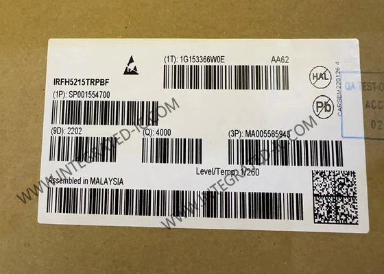 IRFH5215TRPBF Τσιπ ολοκληρωμένου κυκλώματος 150V StrongIRFETTM Power MOSFET Τρανζίστορες