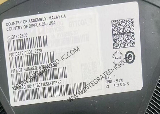 LT6011CS8 Integrated Circuit Chip 135μA Rail-to-Rail Output Ακριβής λειτουργικός ενισχυτής