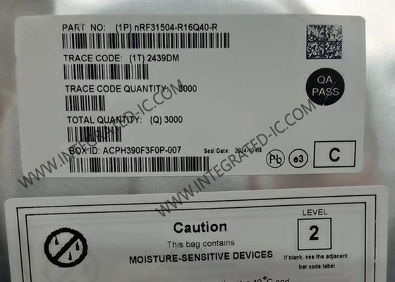 NRF31504-R16Q40 Integrated Circuit Chip υψηλής απόδοσης 2,4GHz RF SoC QFN40 Πακέτο