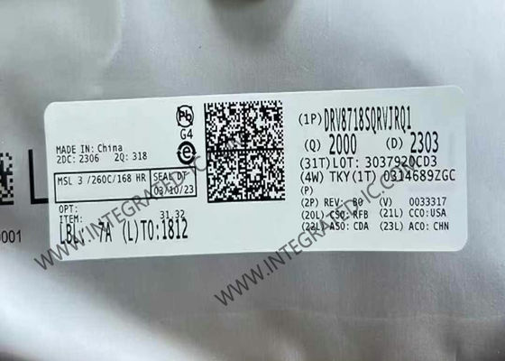 Τσιπ ολοκληρωμένου κυκλώματος DRV8718SQRVJRQ1 Αυτοκινητοβιομηχανικά έξυπνα full half bridge drivers