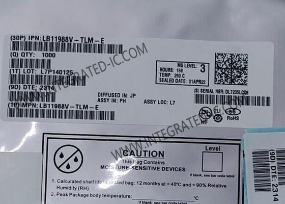 LB11988V Ενοποιημένο κύκλωμα Τσιπ Φανατήρα κινητήρα 1.3A Μονολιθικό ψηφιακό IC