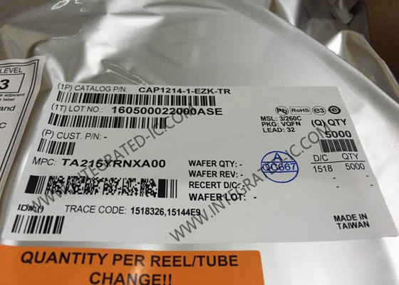 CAP1214-1-EZK-TR αισθητήρας IC Πολλαπλό κανάλι χωρητικός αισθητήρας αφής και οδηγός LED