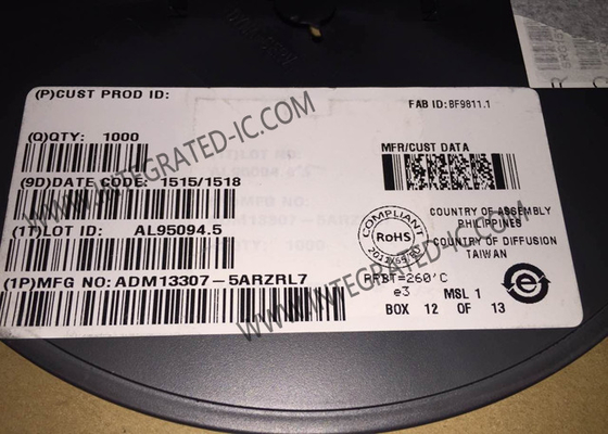 ADM13307-5ARZRL7 Integrated Circuit Chip Triple Voltage Supervisor 8-SOIC Ηλεκτρονική συσκευή για την επεξεργασία ενσωματωμένων κυκλωμάτων