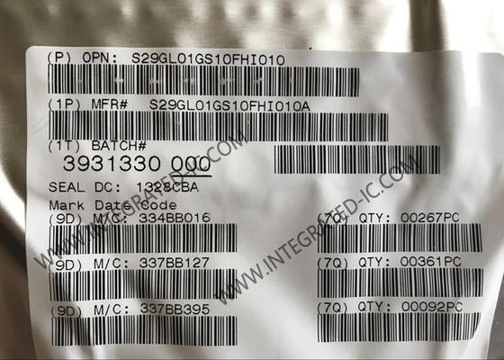 S29GL01GS10FHI010 IC μνήμης Chip 1Gbit Parallel MIRRORBITTM Eclipse NOR IC μνήμης φλας