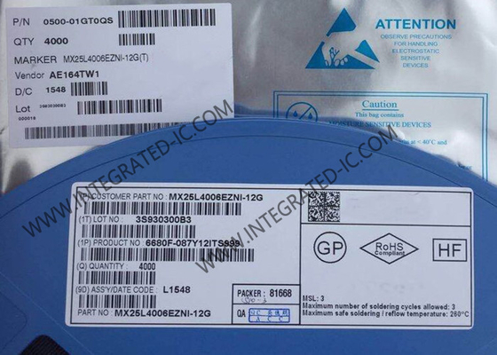 MX25L4006EZNI-12G Memory IC Chip 4Mbit CMOS Serial NOR Flash Memory IC WSON-8 Η μνήμη του υπολογιστή δεν μπορεί να χρησιμοποιηθεί σε οποιαδήποτε μορφή