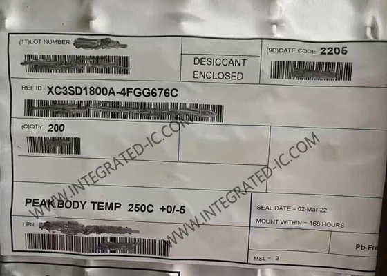XC3SD1800A-4FGG676C Πλαίσιο Προγραμματισμού Πύλης FBGA-676 Spartan®-3A DSP