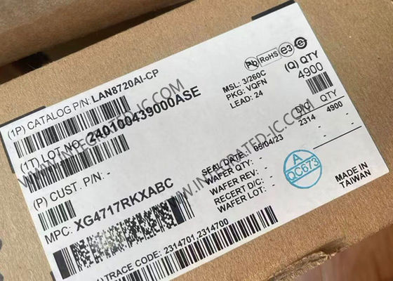 LAN8720AI-CP Ethernet IC Ethernet Φυσικό στρώμα πομποδέκτη QFN-24 Ethernet Phys