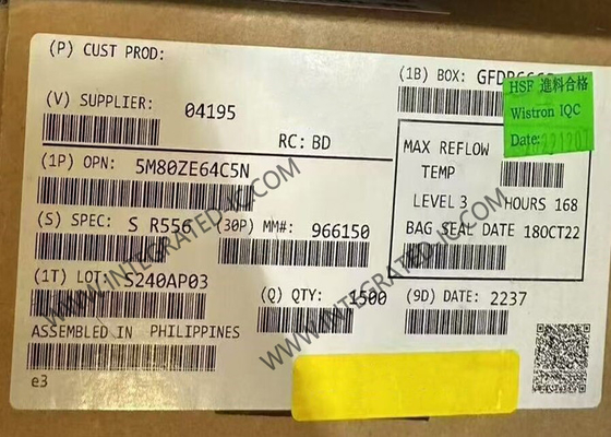 5M80ZE64C5N Πεδίο Προγραμματίσιμη Πύλη 1.8V 152MHz Σύνθετες Προγραμματίσιμες Λογικές Συσκευές QFP-64