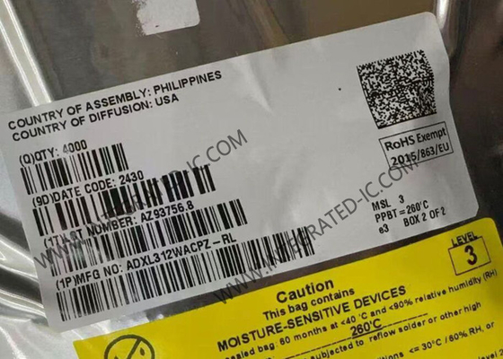 ADXL312WACPZ Sensor IC Ultra Low Power 3-Axis Ψηφιακό Επιταχυντή LFCSP-32