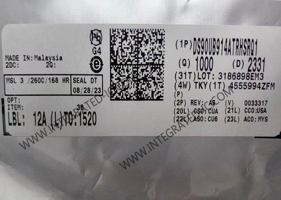 DS90UB914ATRHSRQ1 Integrated Circuit Chip High-Speed FPD-Link III Deserializer WQFN-48 Πακέτο