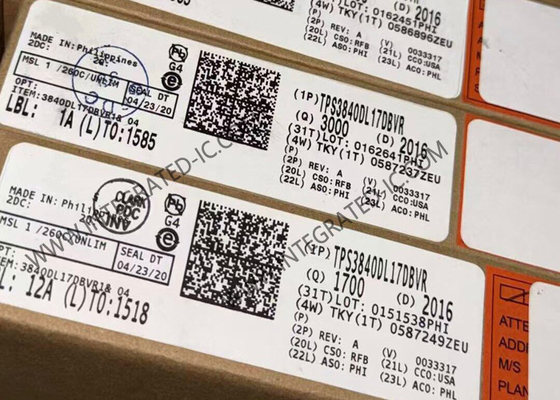 TPS3840DL17DBVR Chip ολοκληρωμένου κυκλώματος Υπεύθυνος υψηλής τάσης εισόδου με MR και προγραμματισμένη καθυστέρηση