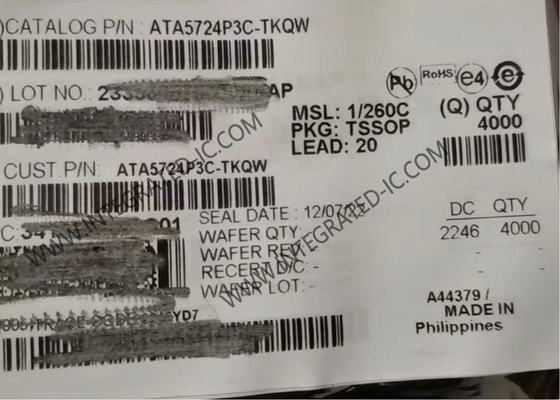 ATA5724P3C-TKQW Μονάδα ασύρματης επικοινωνίας Multi-Chip PLL Receiver Πακέτο TSSOP-20