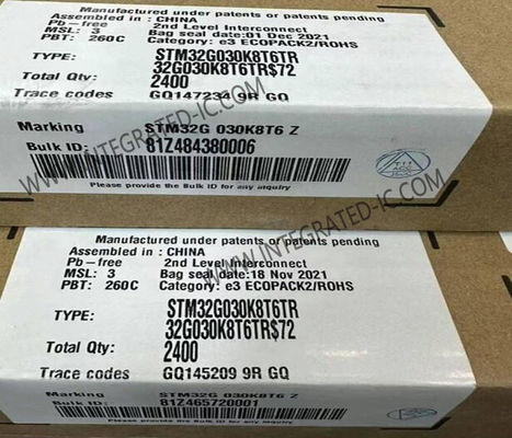 STM32G030K8T6TR Μικροελεγκτής MCU 64MHz Μικροελεγκτές μονοπυρηνικών 32-bit LQFP-32