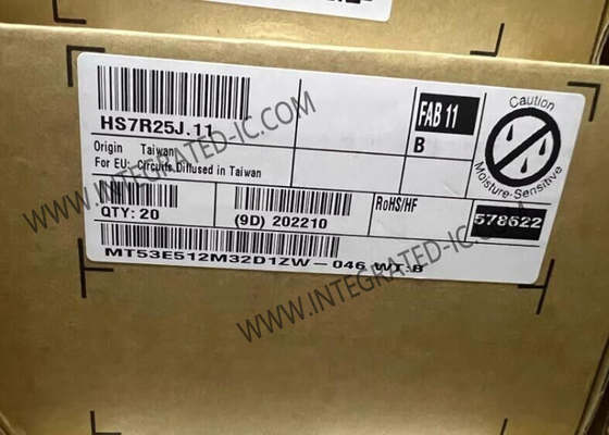 MT53E512M32D1ZW-046 WT:B Μνήμη IC Chip 16Gbit Δυναμική μνήμη τυχαίας πρόσβασης IC