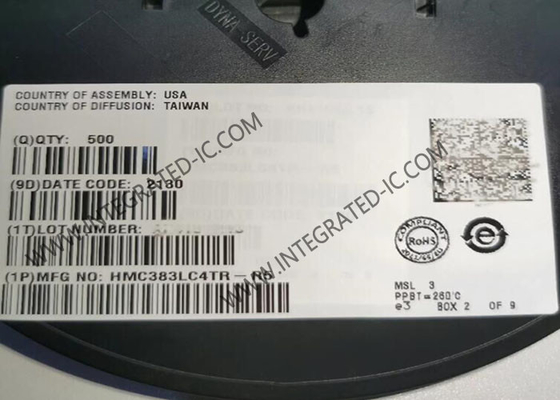Μοντέλο ασύρματης επικοινωνίας HMC383LC4TR 15dB ενισχυτές RF κέρδους QFN-24 ενισχυτές οδηγών