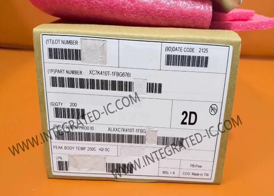 Kintex-7 προγραμματίσημο τσιπ 676-BBGA ολοκληρωμένου κυκλώματος ολοκληρωμένου κυκλώματος XC7K410T-1FBG676I σειράς πυλών τομέων