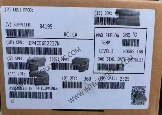 Πλαίσιο Προγραμματισμού Πύλης Επ4CE6E22I7N Cyclone IV E FPGA IC LQFP144 FPGA Chip